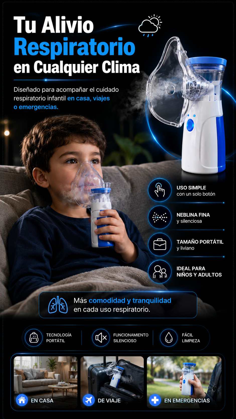 NEBULIZADOR PORTATIL